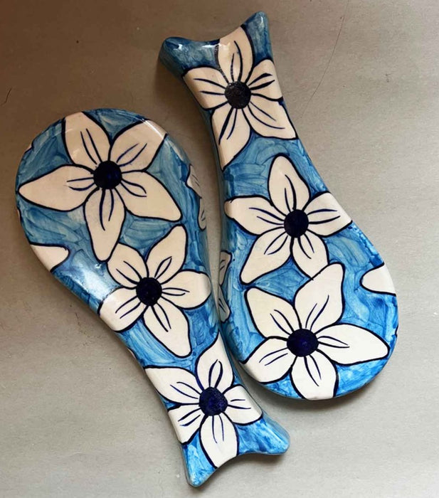 Ferozi Flowers Spoon Rest