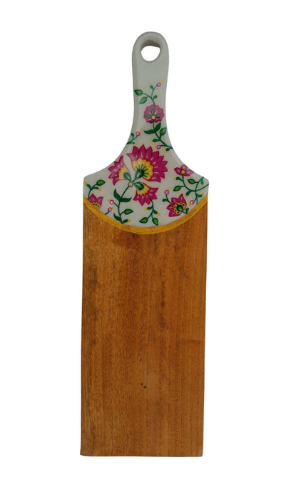 Naqashi Serving Board - Udaipur Pink