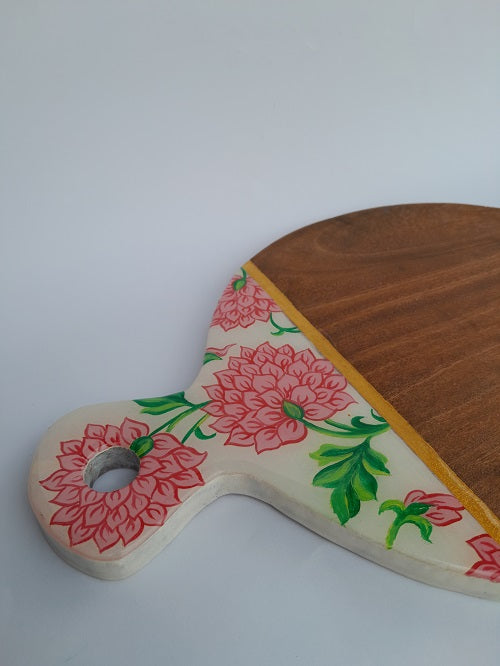 Naqashi Serving Board - Fresco Pink