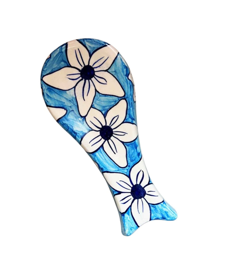 Ferozi Flowers Spoon Rest