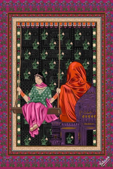 Shah Jahan Mumtaz - Print