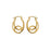 Transmigration Gold Plated Earrings