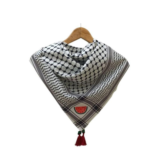 Keffiyeh with watermelon