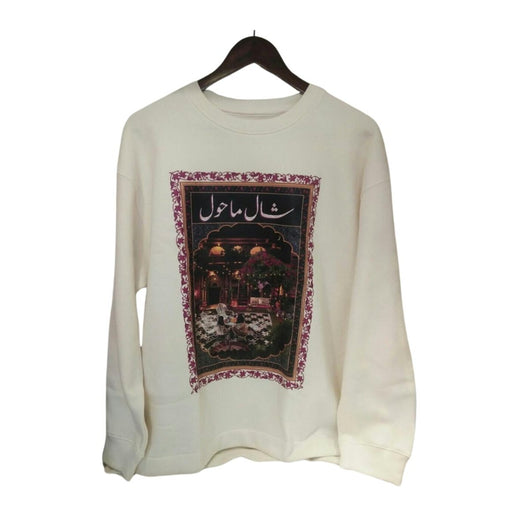 Shawl Mahol Sweatshirt - Ivory