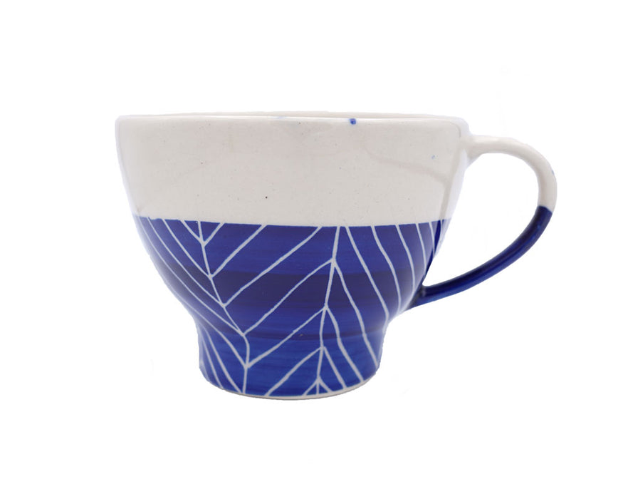 Leaf Veins Oversized Mug